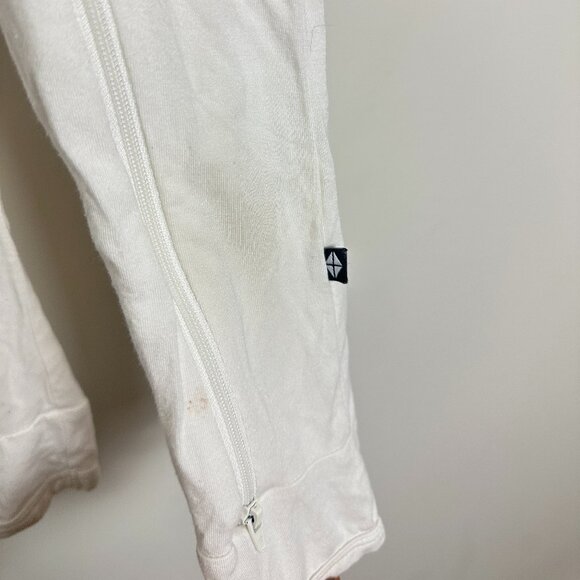 KYTE Baby Zip-Up Romper in Cloud Size 12-18 M - Picture 3 of 4